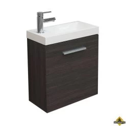 Emma Fonteinmeubel 50 X 25 Cm Houtnerf Grijs