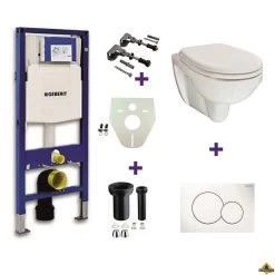 Geberit UP-320 + Trevi One Pack + Sigma 01 Wit