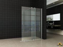 Wiesbaden Verleng-inloopdouche 1000x2000 Op Rail 10mm NANO