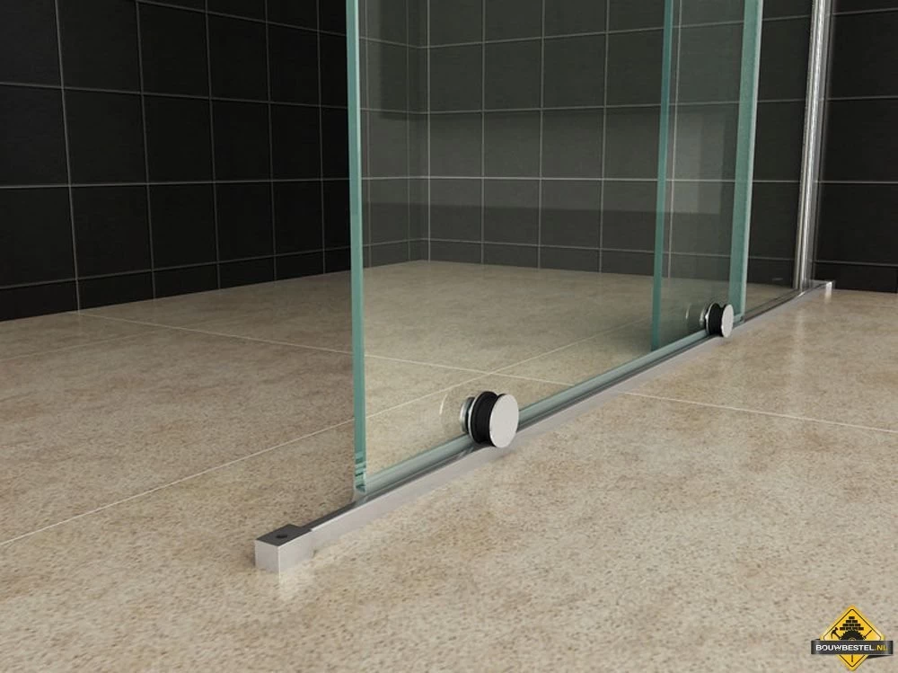 Wiesbaden Verleng-inloopdouche 1000x2000 Op Rail 10mm NANO - Afbeelding 5