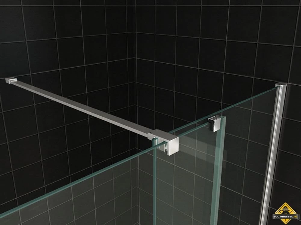 Wiesbaden Verleng-inloopdouche 1000x2000 Op Rail 10mm NANO - Afbeelding 2