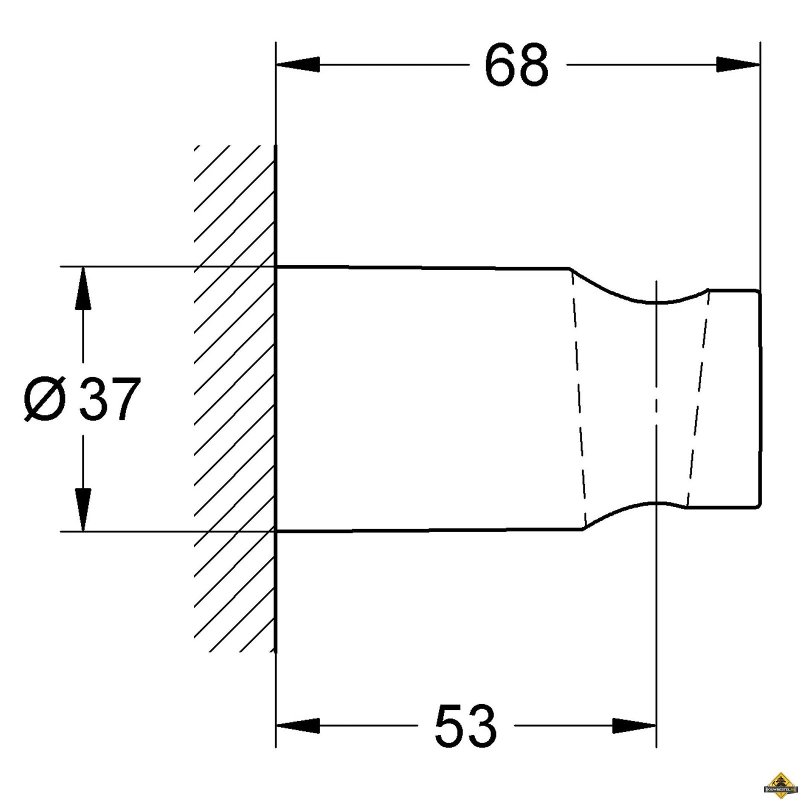 Grohe Tempesta Cosmopolitan Wandhouder - Afbeelding 3