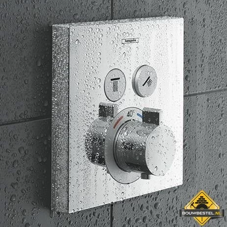 Hansgrohe Showerselect Afdekset Voor Inbouwthermostaat Met 2 Stopfuncties Chroom - Afbeelding 2