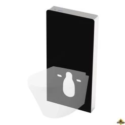 Wiesbaden Sensor Voorzetreservoir Met Ombouw | Zwart