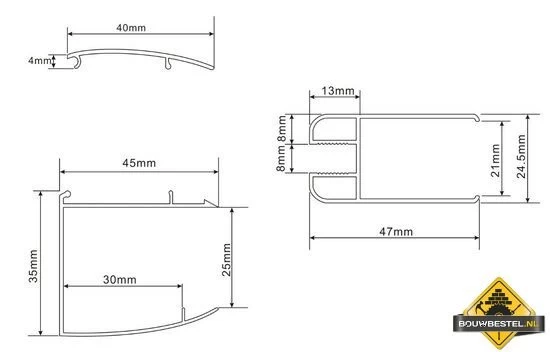 Wiesbaden Comfort Inloopdouche 130 Cm - Afbeelding 4