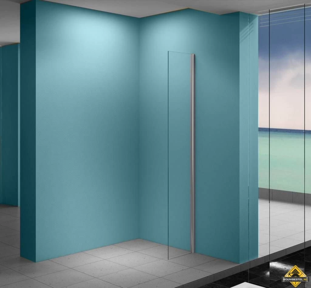 Eco Zijwand Met Muurprofiel 400 X 2000 . 8 Mm Nano