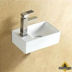 Keramische Fontein New Wonder Links Met Kraan En Afvoer