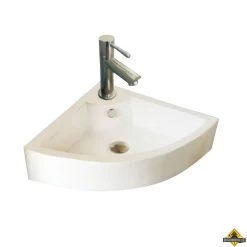 Keramische Fontein Quartz Met Kraan En Afvoer