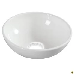 Wiesbaden Kimo Opzetwastafel 275x275x105 Wit