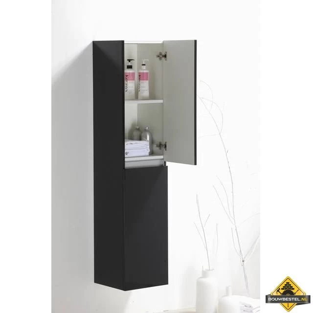 Kolomkast Trendline 160 Cm Hoogglans Antraciet - Afbeelding 2