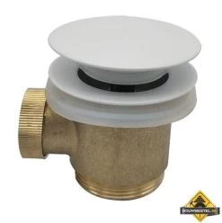 Losse Clickwaste 11/2" Compleet Tbv Vrijstaande Baden, Glans Wit