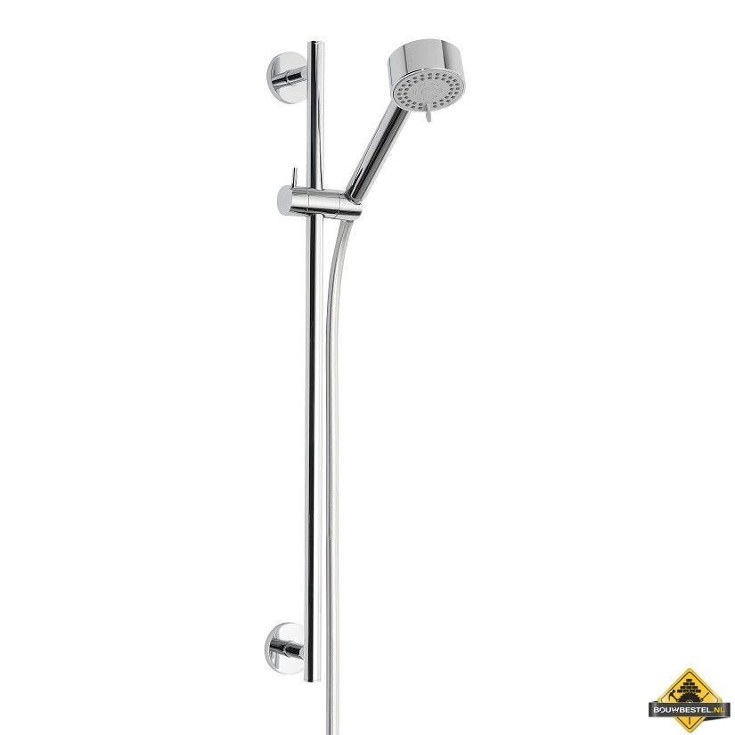 Wiesbaden Cadans Luxe Glijstangset Compleet Chroom