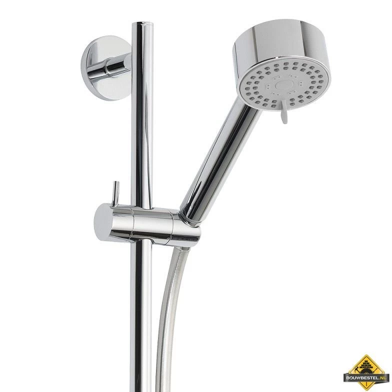 Wiesbaden Cadans Luxe Glijstangset Compleet Chroom - Afbeelding 2