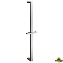 Wiesbaden Chroom Messing Glijstang Met Glijstuk Vierkant 700mm