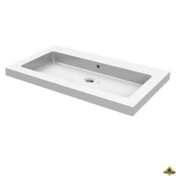 Wiesbaden Keramische Meubelwastafel 80x46 Zonder Kraangat
