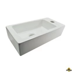 Wiesbaden Rhea XS Fontein 36x18 Cm Wit Rechts