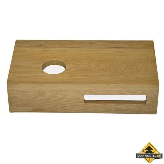 Wiesbaden Oak Planchet 40x21x10cm Links - Afbeelding 3