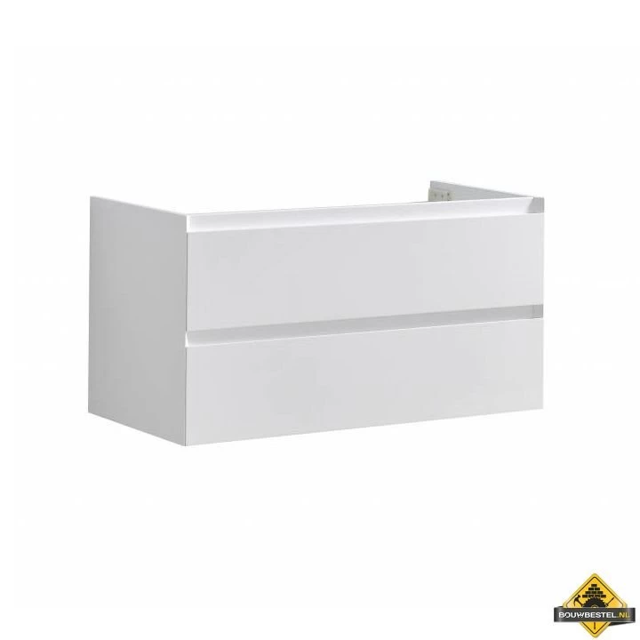 Onderkast Infinity Hoogglans Wit 100 Cm