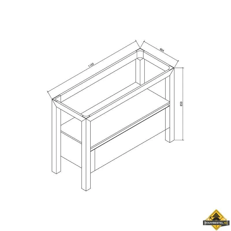 Onderkast Robusta 120 Cm - Afbeelding 2