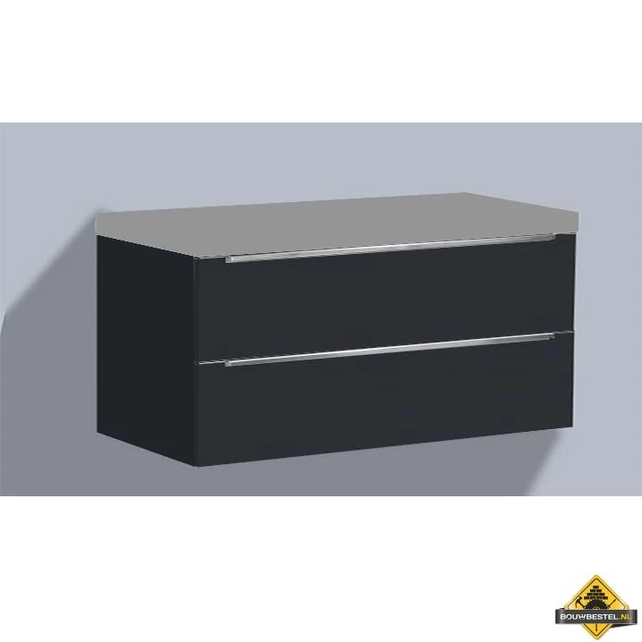 Onderkast Senza 120 Cm Hoogglans Antraciet