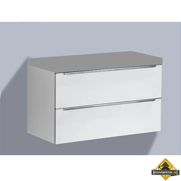 Onderkast Senza 80 Cm Hoogglans Wit