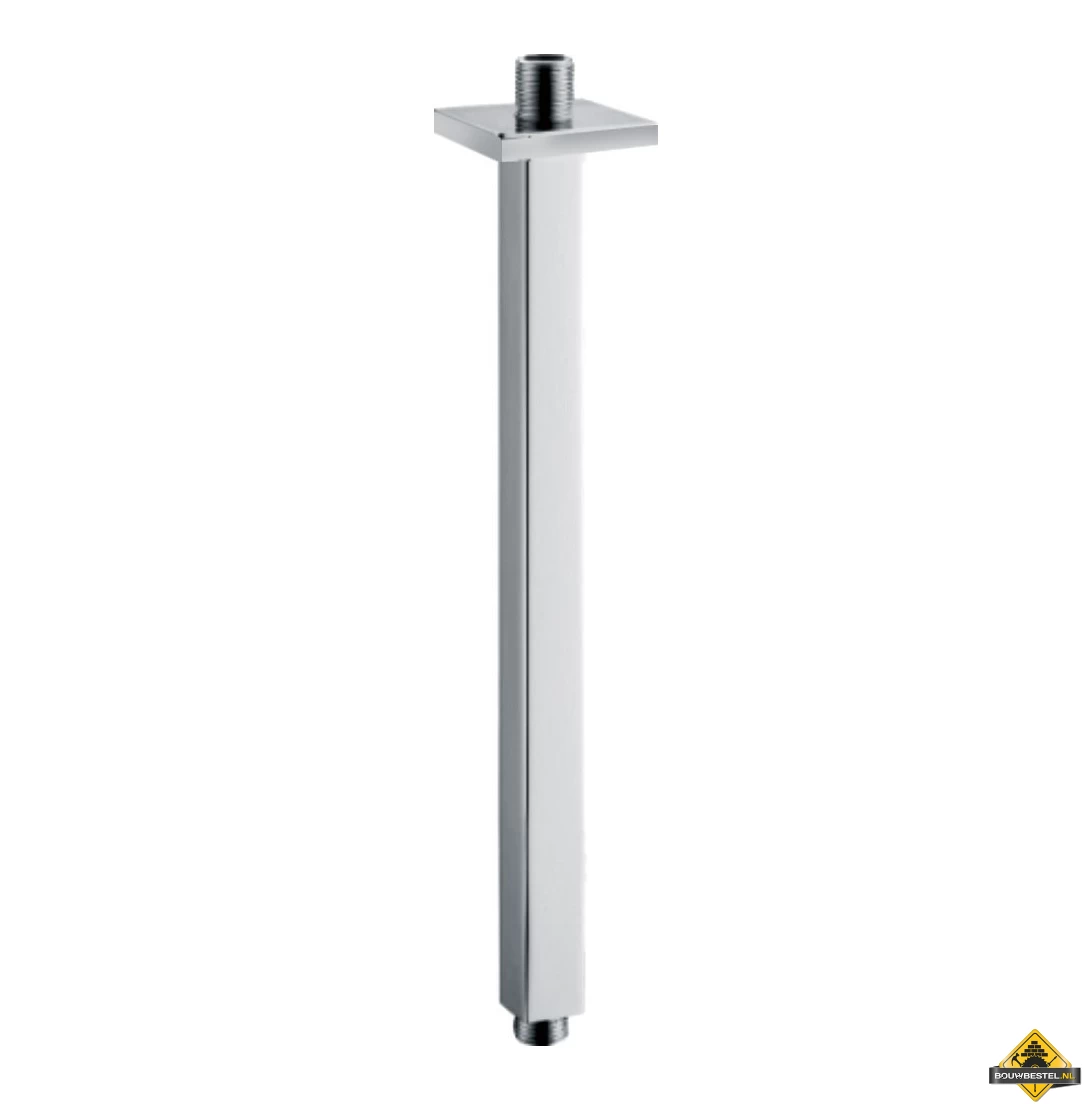 Wiesbaden Luxe Douche-arm Vierkant Plafondbevestiging 30cm Chroom