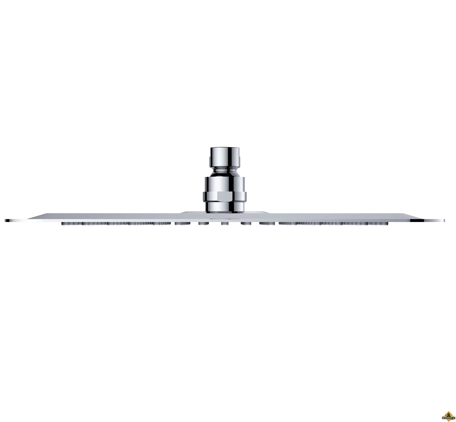 Wiesbaden UFO Luxe Douchekop Vierkant 400mm Ultra Plat Chroom - Afbeelding 3