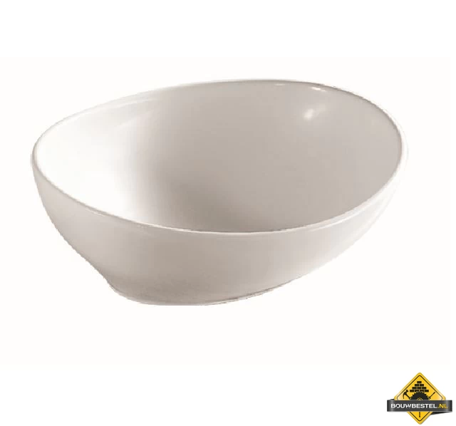 Wiesbaden Barco Opzetwastafel 40 X 33 Cm Wit - Afbeelding 2