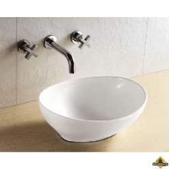 Wiesbaden Barco Opzetwastafel 40 X 33 Cm Wit