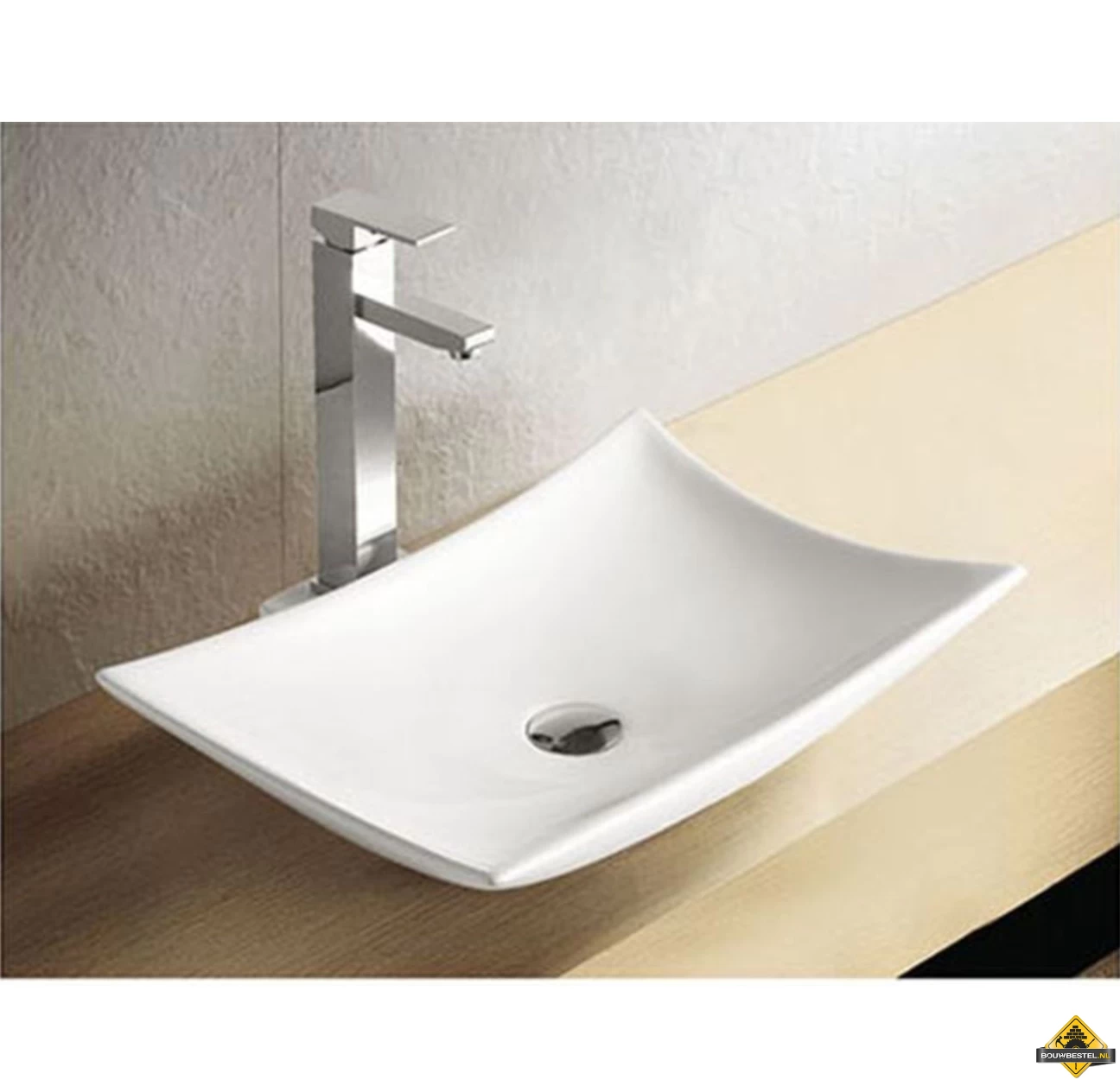 Scala Opzetwastafel 56 X 37 Cm Wit