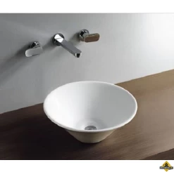 Wiesbaden Circle Opzetwastafel 42 X 42 Cm Wit