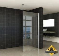 Wiesbaden Set Verticale Stabilisatiestang+plafond Bev.chroom