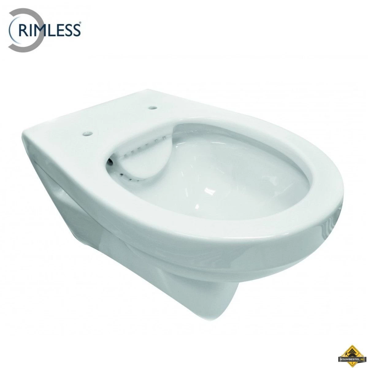 Trevi Rimless Wandcloset Diepspoel Wit - Afbeelding 2