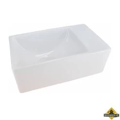 Wiesbaden Rhea XXS Fontein 30.5x18 Cm Zonder Kraangat Wit