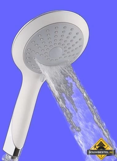 Ribon Waterval Handdouche Chroom/oranje - Afbeelding 3