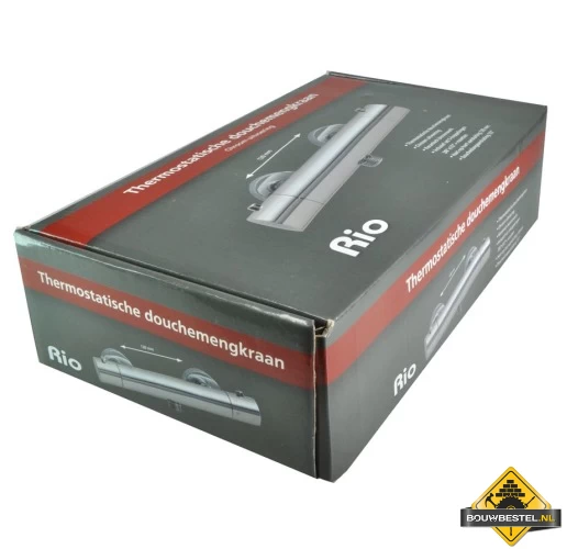 Rio Thermostatische Douchemengkraan 15 Cm Chroom - Afbeelding 3