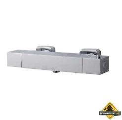 Wiesbaden Rombo Thermostaat Douchemengkraan Vierkant Chroom