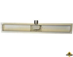 Wiesbaden RVS Douchegoot Met Flens Zonder Rooster 110x7 Cm (3e Generatie )