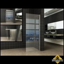 Wiesbaden Side Zijwand Voor Softclose 2.0 Schuifdeur 120 Cm 8 Mm Nano