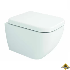 Wiesbaden Sky Verkort Wandcloset 47cm Met Soft-close Zitting Wit