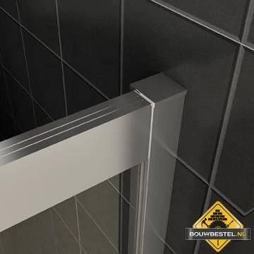 Wiesbaden Softclose 2.0 Douchedeur 900x2000 Chr.8mm NANO - Afbeelding 4