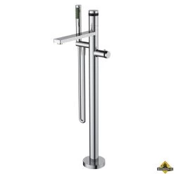 Wiesbaden Sphere Staande Badthermostaat Compleet Chroom