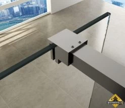 Wiesbaden Slim Profielset+stabilisatiestang 120cm Chroom