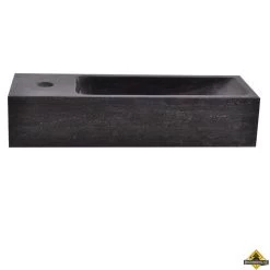 Wiesbaden Hardstenen Smal Fonteintje Links 38x14x8