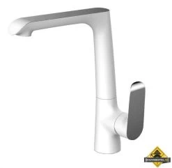 Wiesbaden Tarma Keukenkraan Wit/Chroom