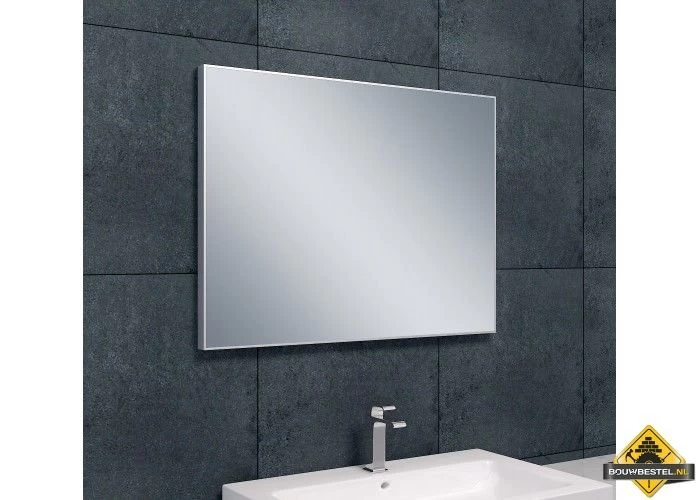 Wiesbaden Vision Meubelset (incl. Spiegel) 80 Cm Hoogglans Grijs - Afbeelding 3