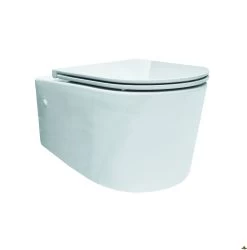 Flow Rimless Wandcloset Met Flatline 2.0 Zitting Wit