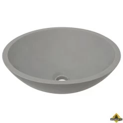 Wiesbaden Valerie Opzetwastafel Solid Surface 43 Cm Betonlook