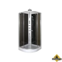 Varo Complete 1/4 Ronde Douchecabine 90x90x230 Cm Alu