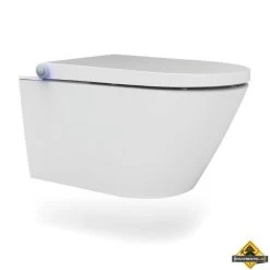 Wiesbaden Vesta-Comfort Rimless Wand Douche-WC | Wit